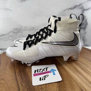 Men’s 7.5-Nike Vapor Untouchable Pro 360 White Black Football Cleats NO INSOLES